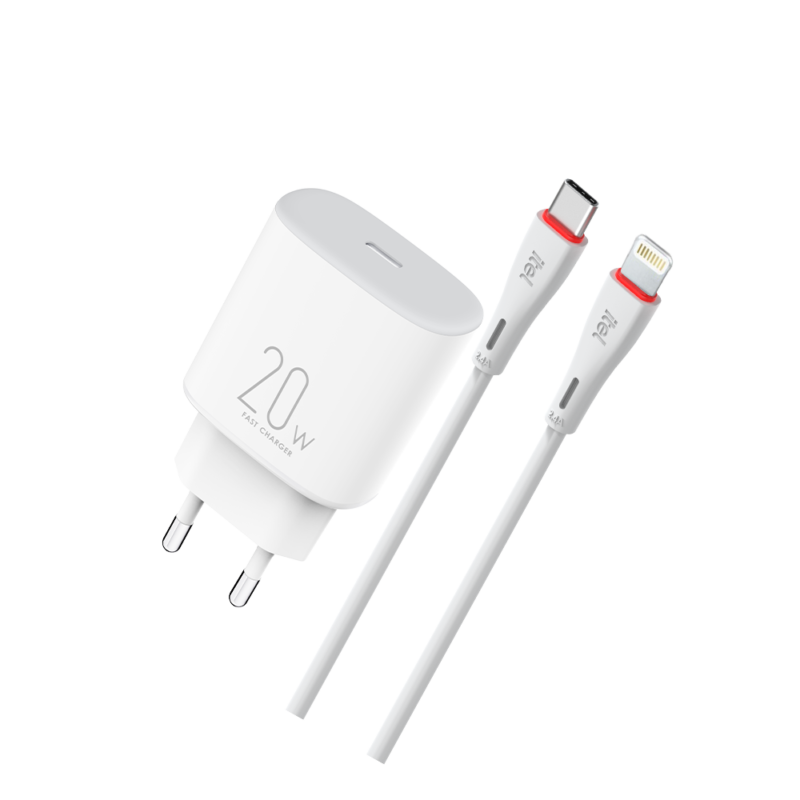 itel ChargerPulse 20W Fast Charger ICW-202E | Type-C to Lightning