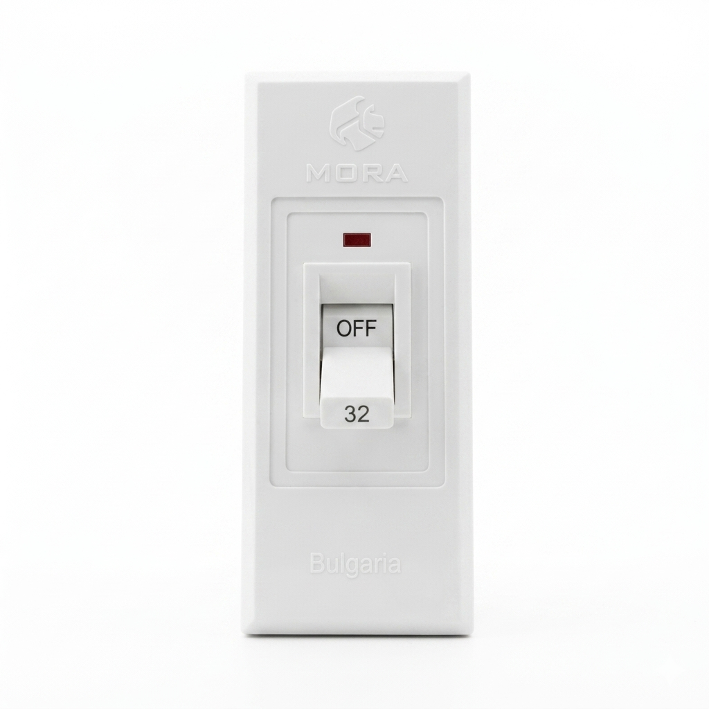 MORA Safety Breaker 1P+1E 250V Circuit Breaker | 50/60Hz Protection (10A, 15A, 20A, 32A, 40A)