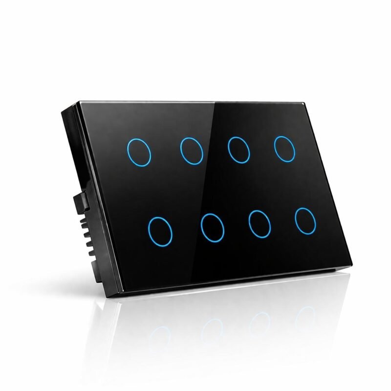 8 Gang Smart WiFi Switch Crystal Series