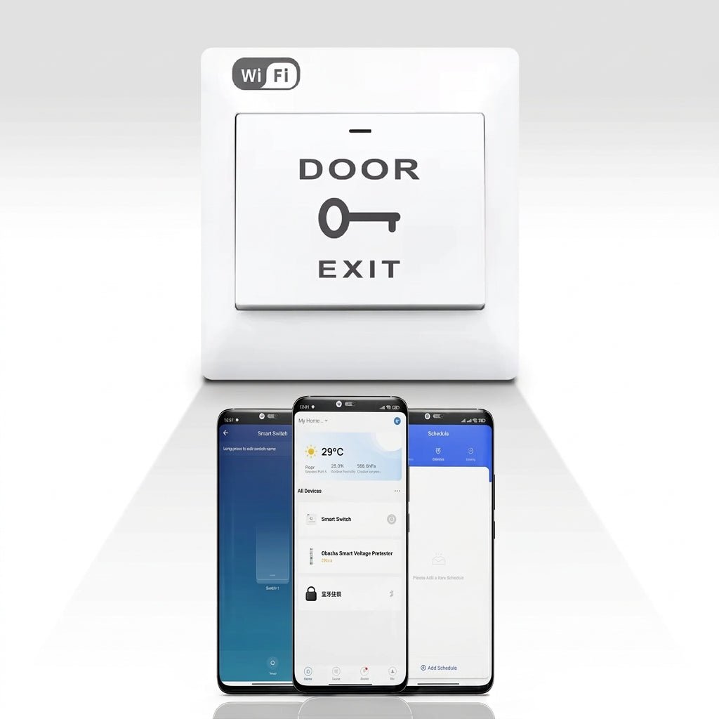 Door Exit Button – Stainless Steel Push to Exit Switch for Access Control Systems - Image 2