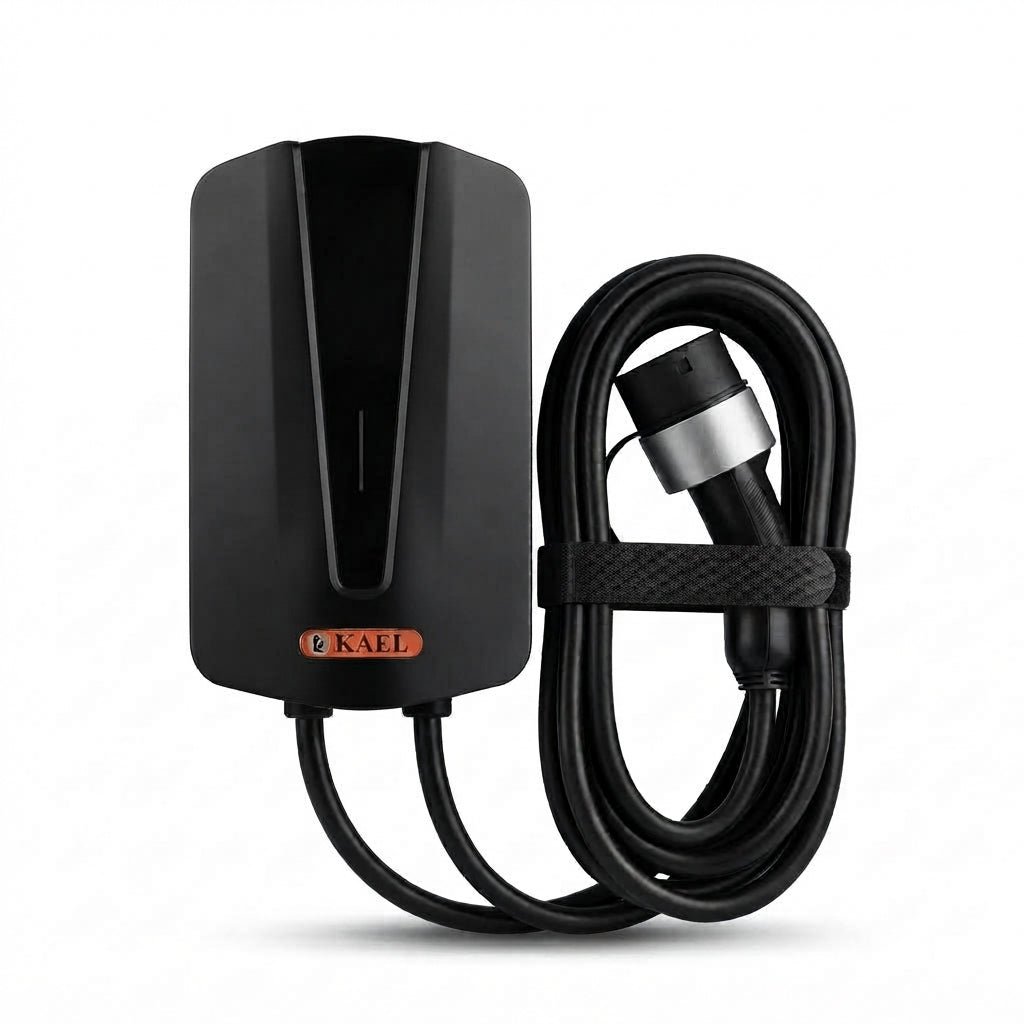 Kael Q8 7kW AC EV Charger | 32A Type 2 Electric Vehicle Charging Station with 4.3" LCD Display - Image 3