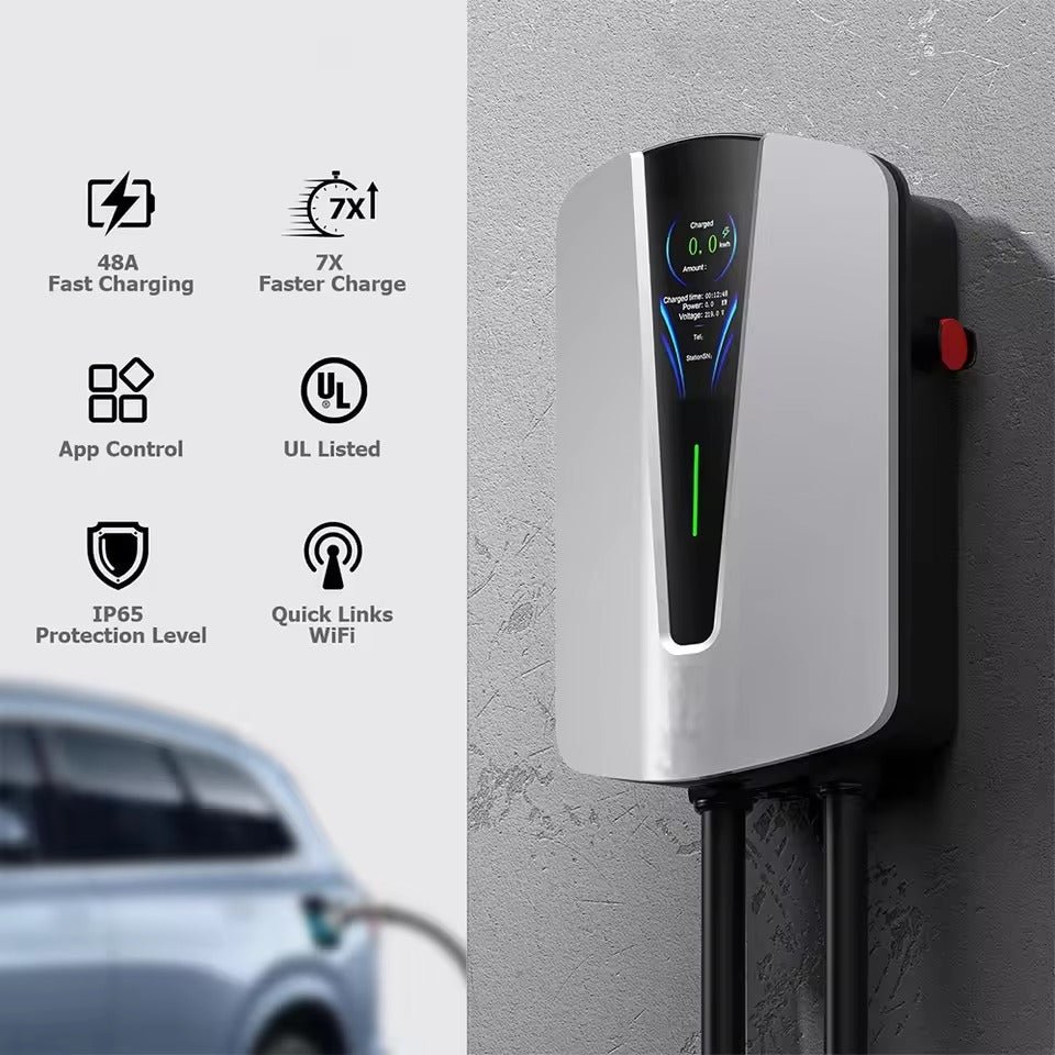 Kael Q8 22kW AC EV Charger with 4.3-Inch LCD Display & Type 2 - Image 5