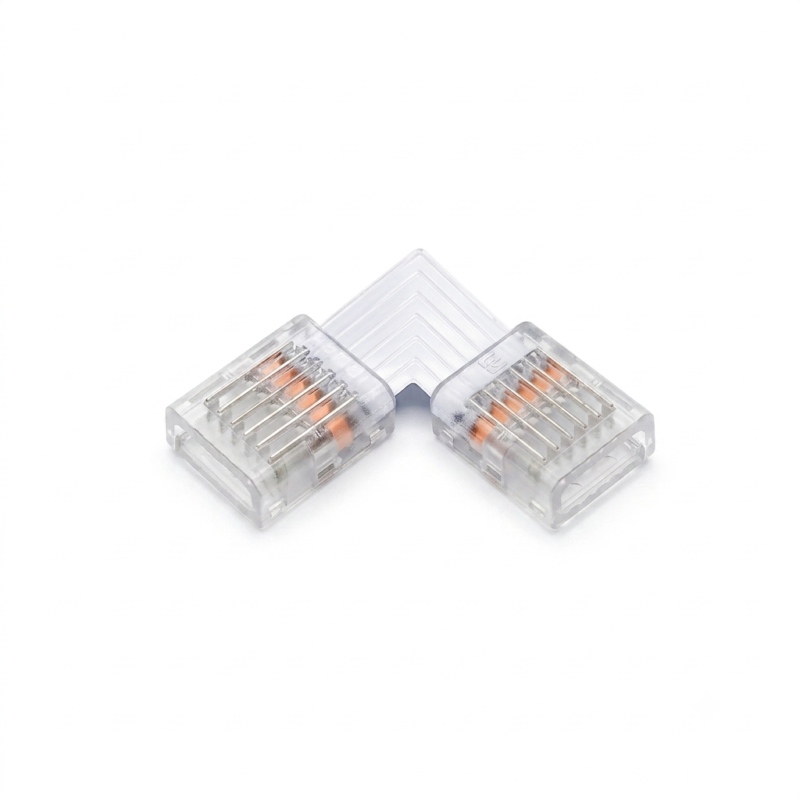 L-Type LED Strip Connector – 90° L Shape Corner Connector