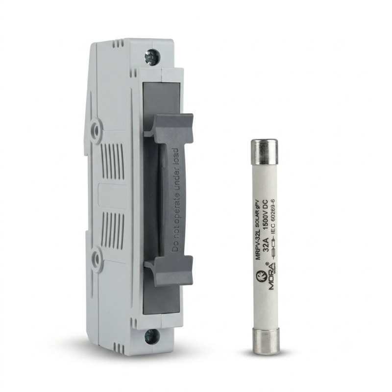 Mora 32A 1500V DC Fuse Holder 1-Pole (ASE-32DPV/1P) | 10x85mm gPV
