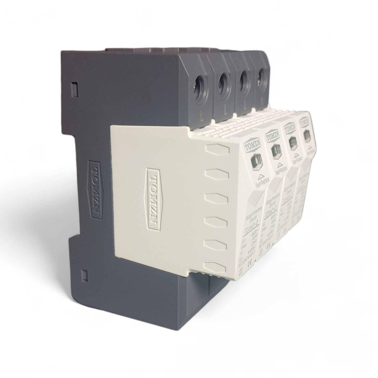 Tomzn TZG40-C AC 4Pole 3 Phase SPD House Surge Protector Device - Image 5