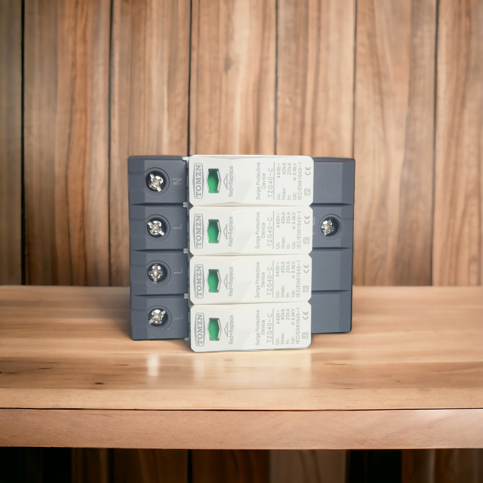 Tomzn TZG40-C AC 4Pole 3 Phase SPD House Surge Protector Device - Image 6