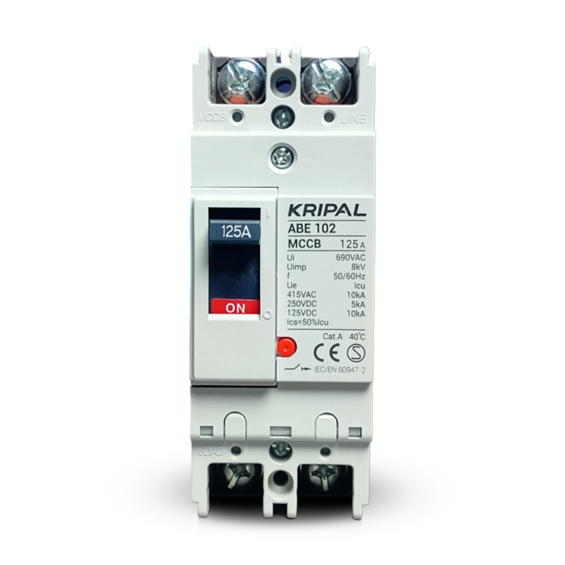 Kripal ABE-102 2-Pole 125A Moulded Case Circuit Breaker (MCCB)
