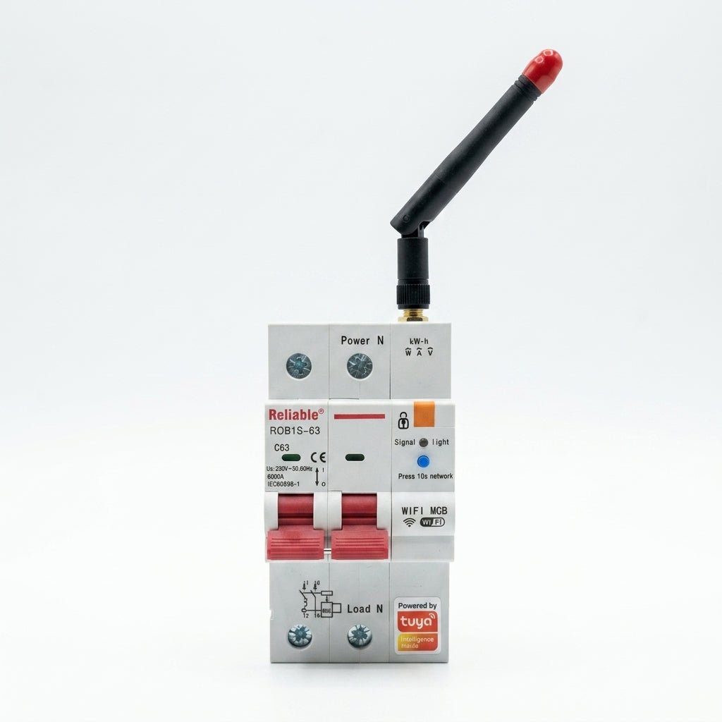 Reliable ROB1 S-63 2P WiFi MCB C63 – 63A Smart Circuit Breaker - Image 2