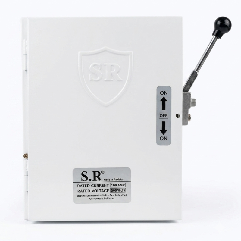 SR 100A 2P Changeover Switch | 500V Manual Transfer Switch for Residential & Industrial Power Systems