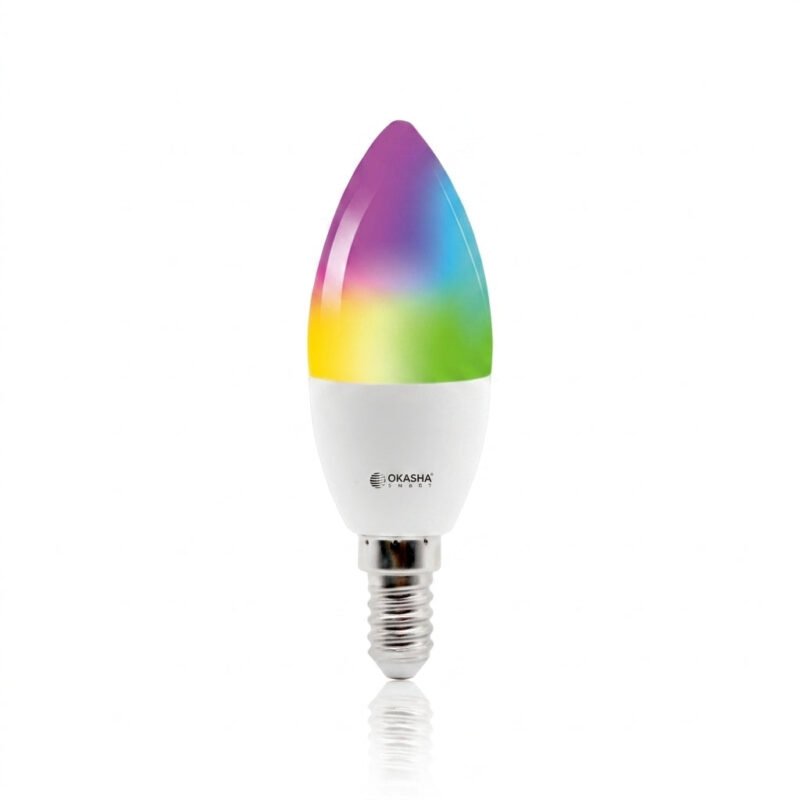 Smart Candle Lamp 5W RGB WiFi Smart Bulb E14