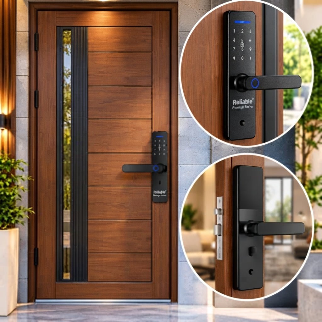 Reliable Electric Smart Door Lock – Fingerprint, WiFi, Tuya & TTLock Digital Security Lock - Image 2