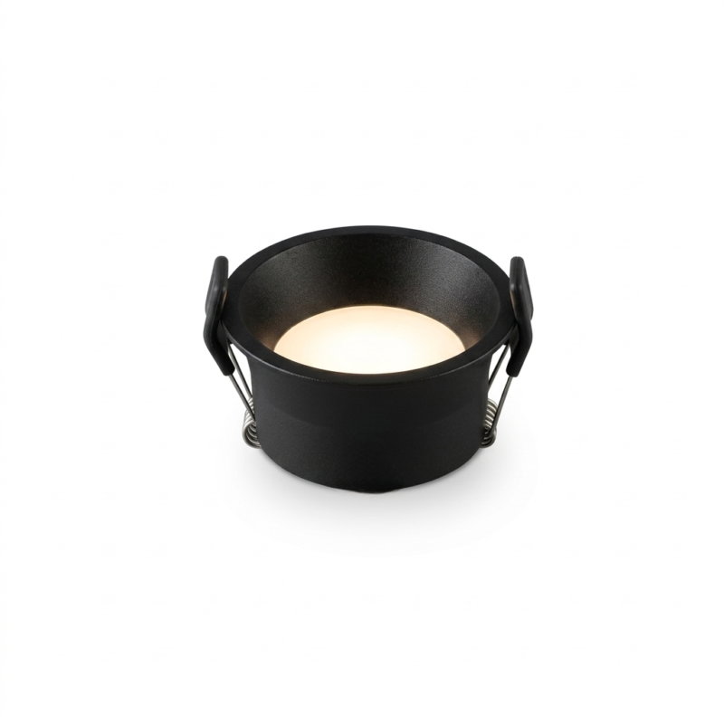 Smart Downlight 12W Black – WiFi RGB LED Slim Ceiling Light