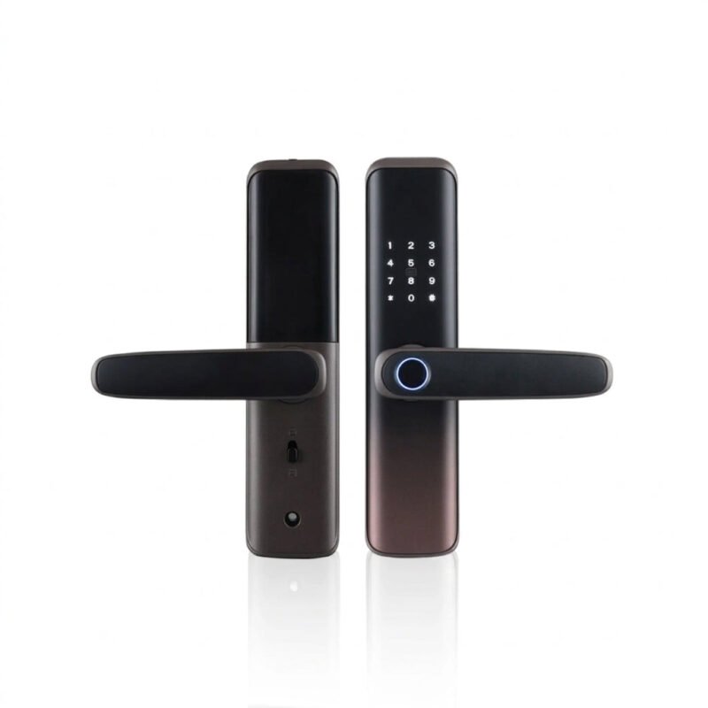 Smart Matte Door Lock – Rose Gold