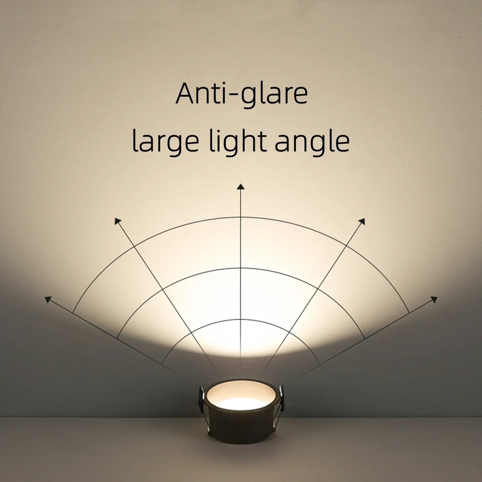 Smart Downlight 12W Black – WiFi RGB LED Slim Ceiling Light - Image 2