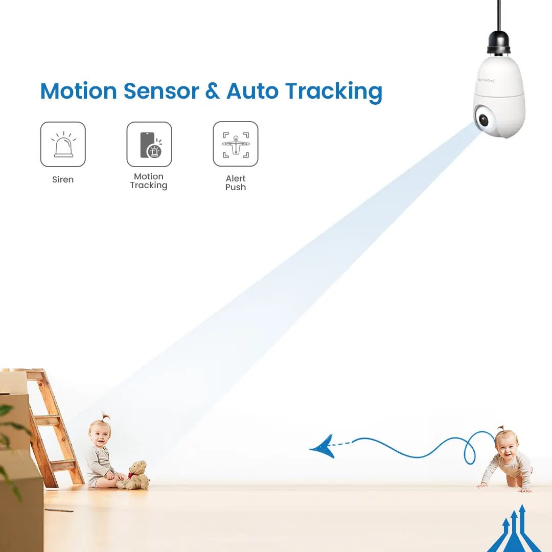 Smart Wireless Ceiling Security Camera – WiFi Indoor CCTV Camera - Image 2