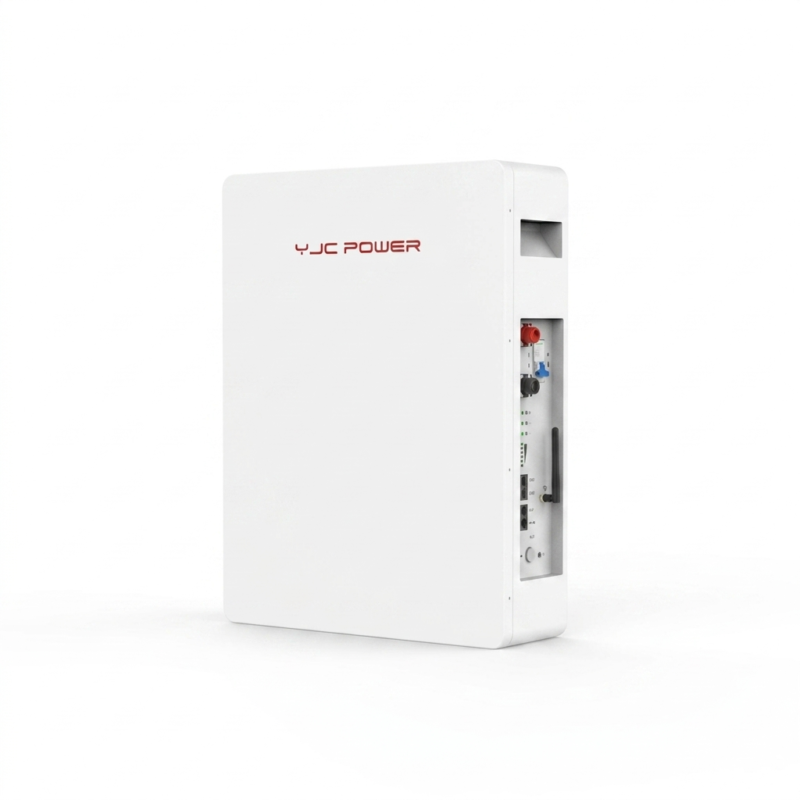 YJC Power HES-L-W-5.12kWh LiFePO4 Wall-Mounted Battery | 51.2V 100Ah Solar Energy Storage System