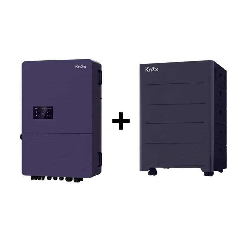KNOX System-1 Zapher HV IP65 30kW Hybrid Solar Inverter with 20kWh Battery Pack & Accessories