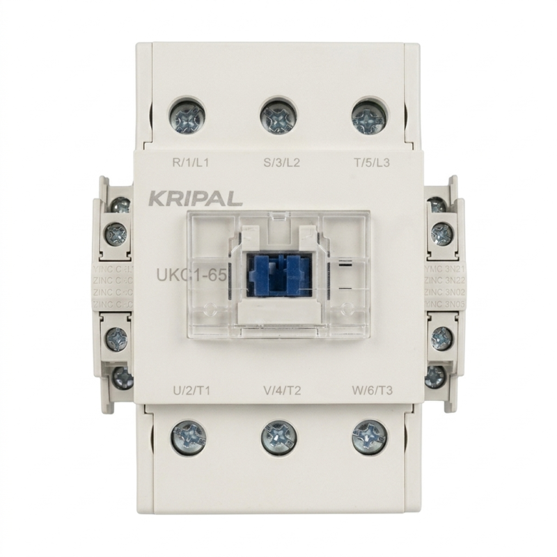 Kripal UKC1-65 AC Contactor 3 Pole 100A 220VAC Coil 50/60Hz Industrial Power Contactor