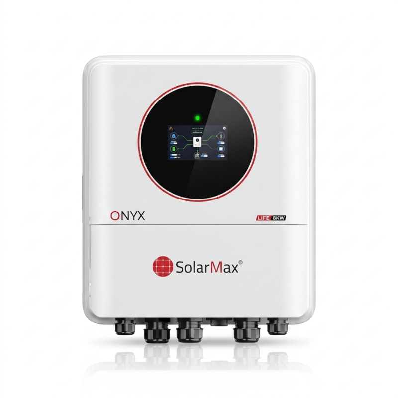 SolarMax ONYX Lite 6KW Hybrid Solar Inverter PV9000+ | Dual MPPT | 48V Battery | IP65