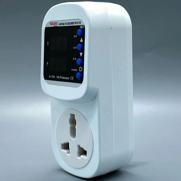 Reliable Electric 2P Universal Plug Socket Protector 16A | Adjustable Over Under Voltage & Current Protection - Image 3