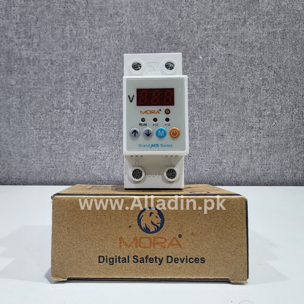 Mora 40A Volt Protector for High and Low Voltages by MORA Bulgaria with time delay function.