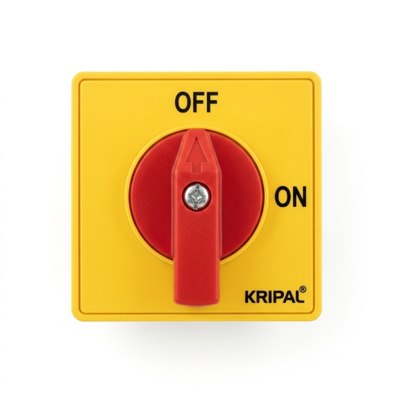 Kripal UKG1 1P 16A Selector Switch 61001 | OFF-ON Surface Mount 48×48mm Rotary Switch