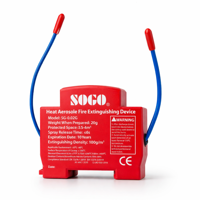 SOGO Heat Aerosol Fire Extinguishing Device 20G – Automatic Fire Suppression Safety System