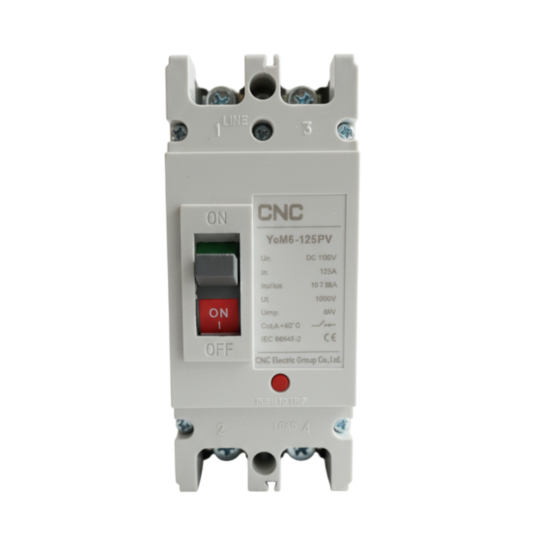CNC YeM6-125PV 125A DC MCCB | 1000V Photovoltaic Circuit Breaker
