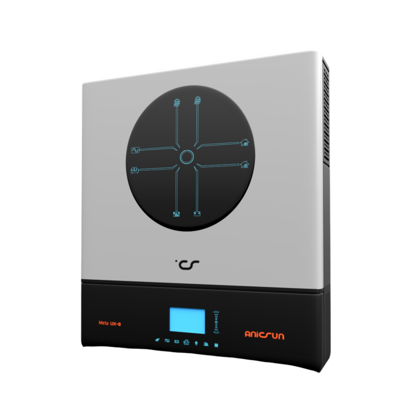 Anicsun Meta UX 8kW Off-Grid Single Phase Inverter – WiFi Enabled with 2.8” LCD & Parallel Function