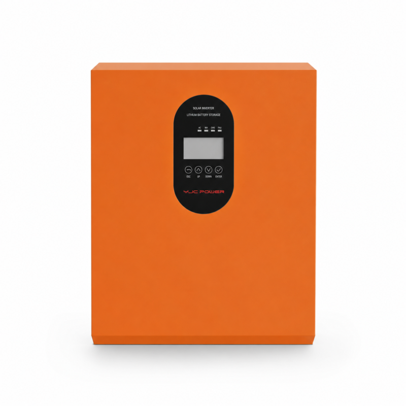 YJC Power All-in-One 1.2kW Hybrid Solar Inverter with 1.28kWh LiFePO4 Battery (BYD Cells)